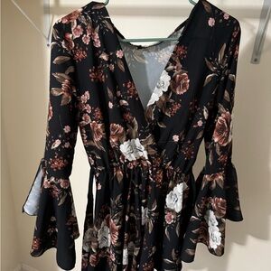 Boohoo Floral Romper